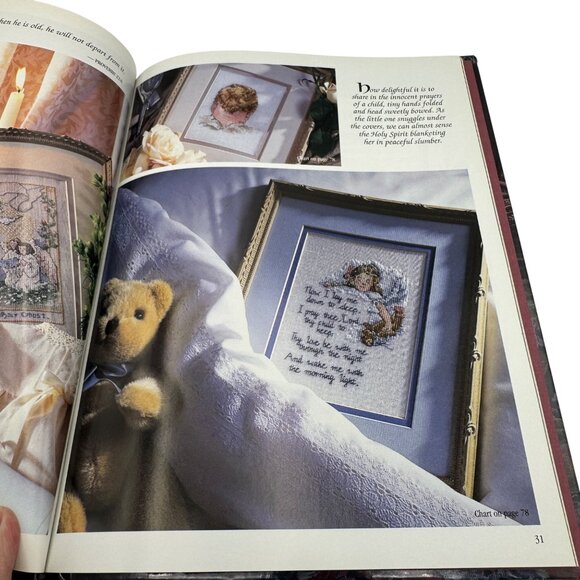 Leisure Arts Let Us Pray Cross Stitch Pattern Book - Picture 4 of 6